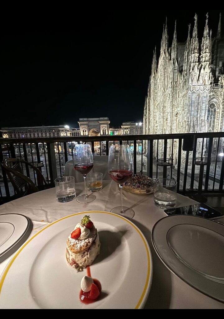 Dining in Milan