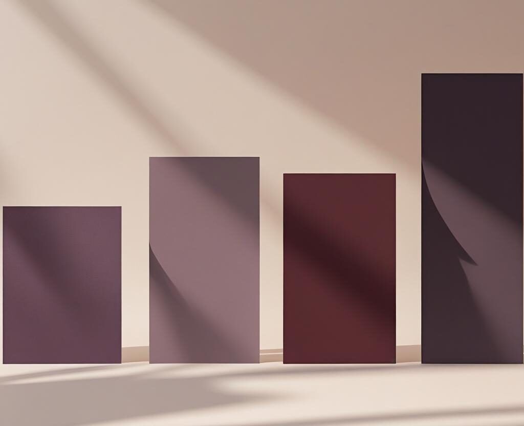 Aubergine and Wine Tones